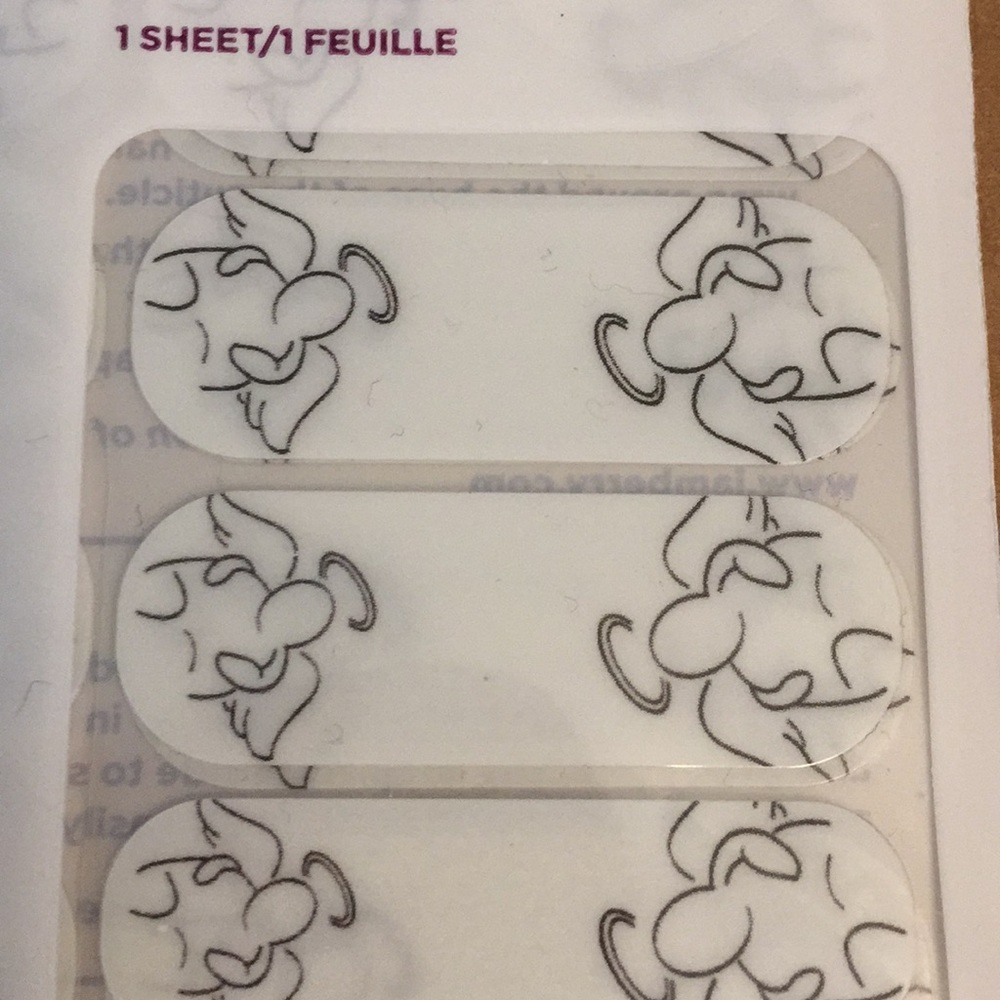 Full sheet+ of custom Angel Jamberry nail wraps